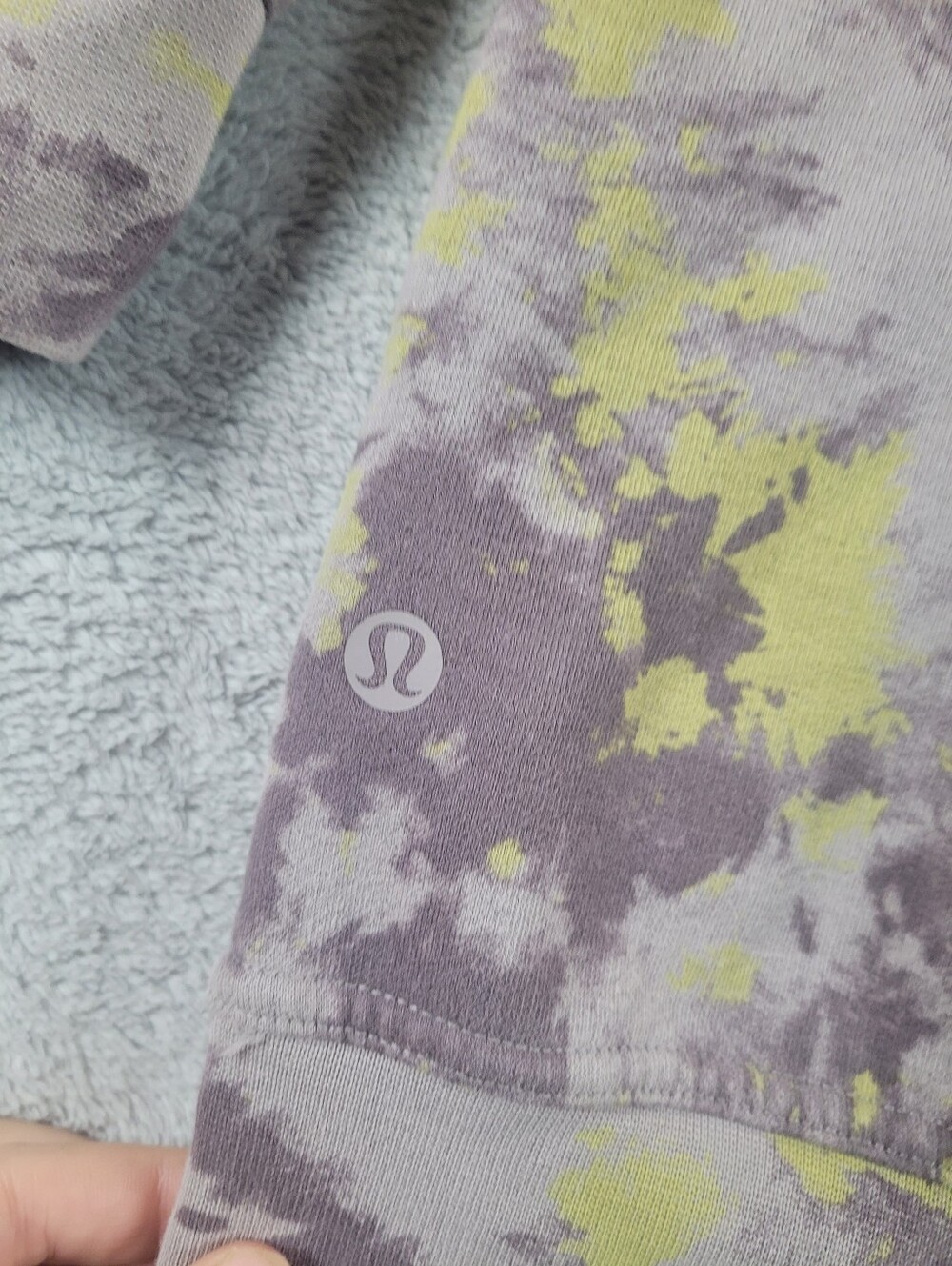 Lululemon All Yours Hoodie Orbital Tie Dye Mauve Grey Multi - Picture 11 of 16